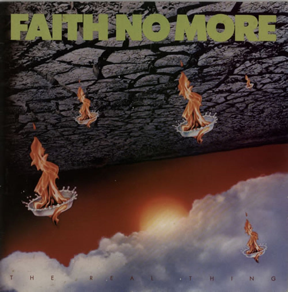 Faith No More The Real Thing - EX UK vinyl LP album (LP record) 828154-1