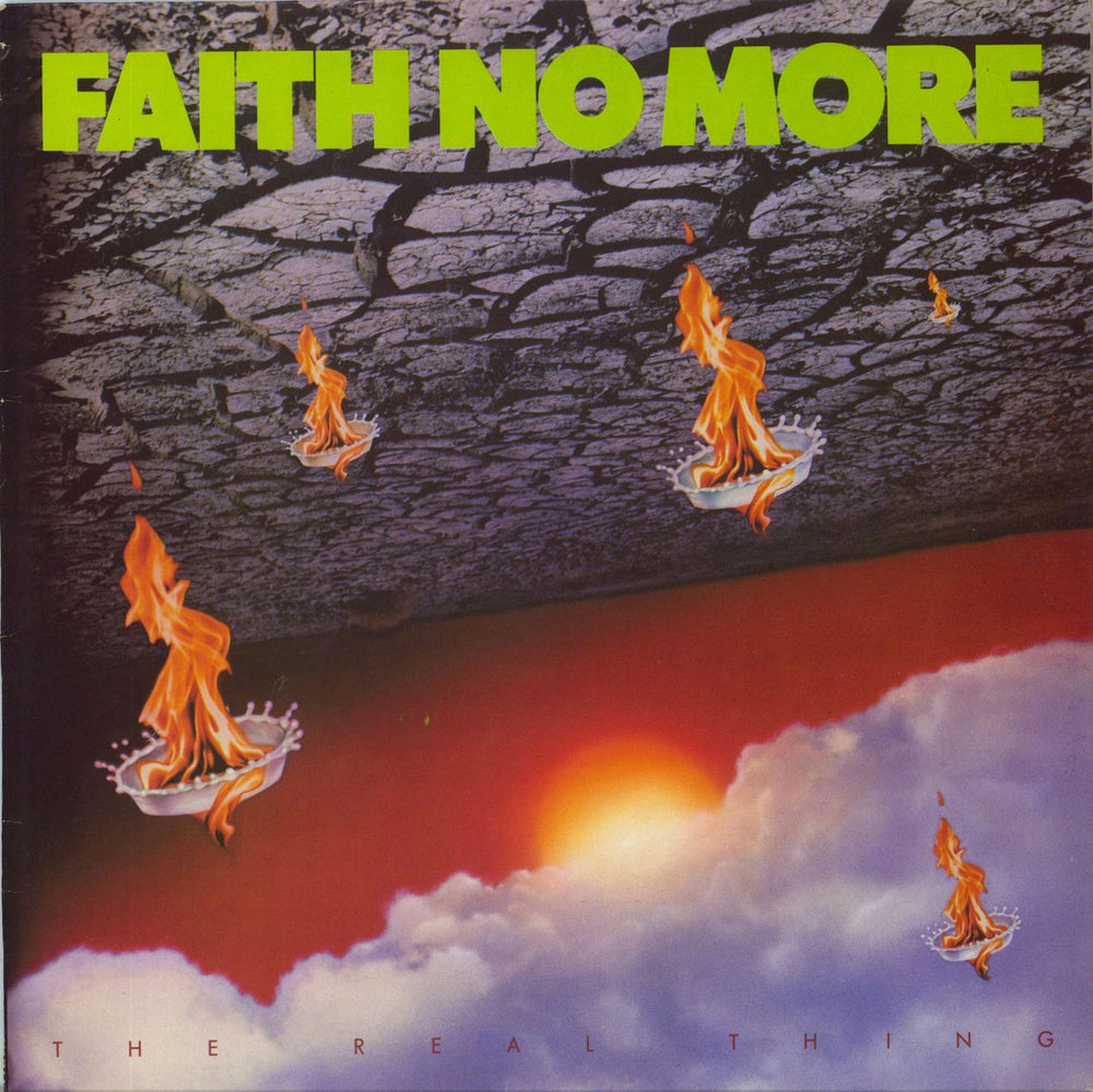 Faith No More The Real Thing - VG Dutch vinyl LP album (LP record) 828154-1