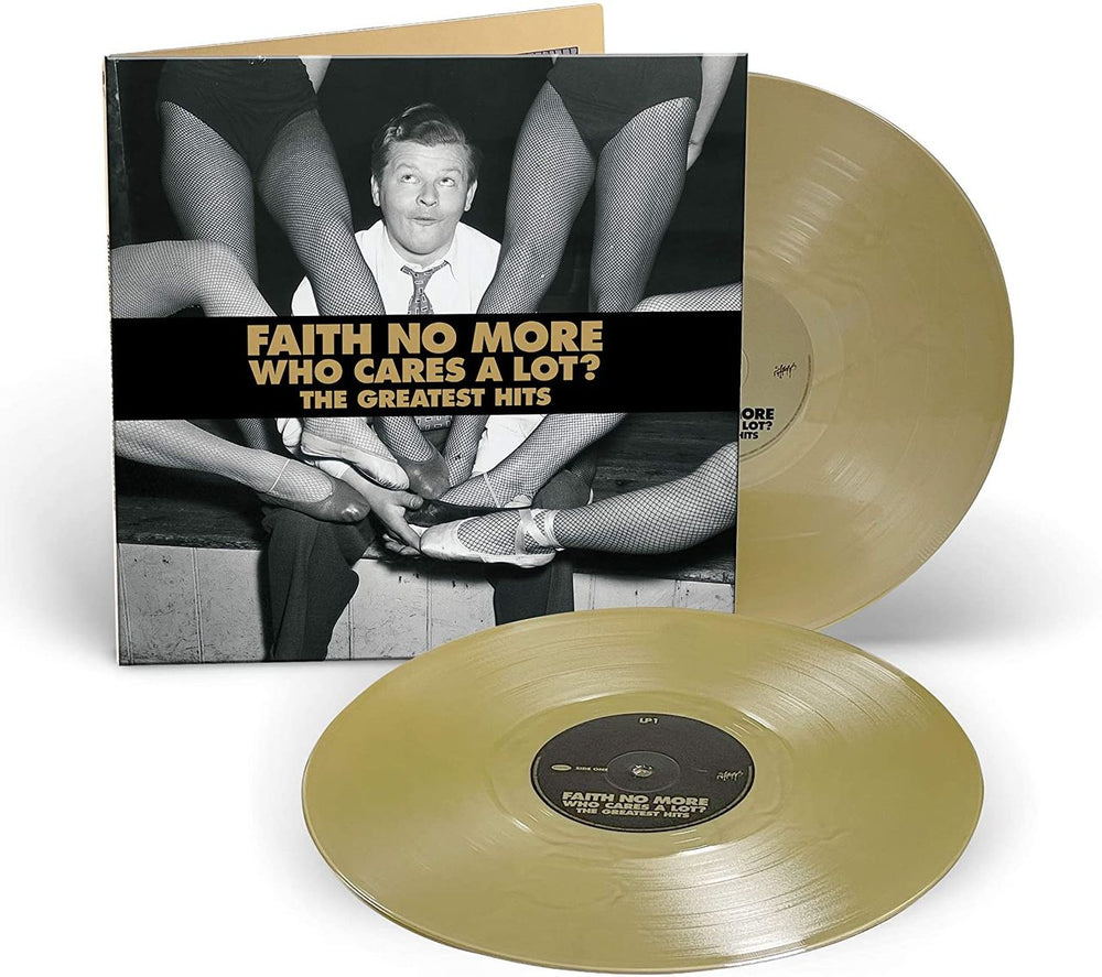 Faith No More Who Cares A Lot? The Greatest Hits - Gold Vinyl - Sealed UK 2-LP vinyl record set (Double LP Album) 190295233174