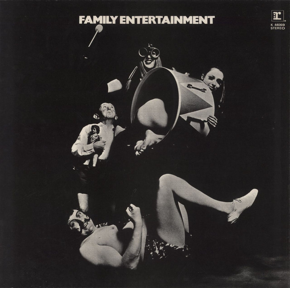 Family Family Entertainment - Tan Label UK vinyl LP album (LP record) K44069