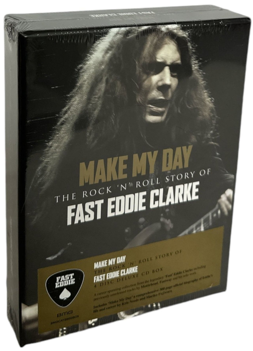 Fast Eddie Clarke Make My Day – The Rock N’ Roll Story Of Fast Eddie Clarke - Sealed UK CD Album Box Set BMGCAT886DBOX