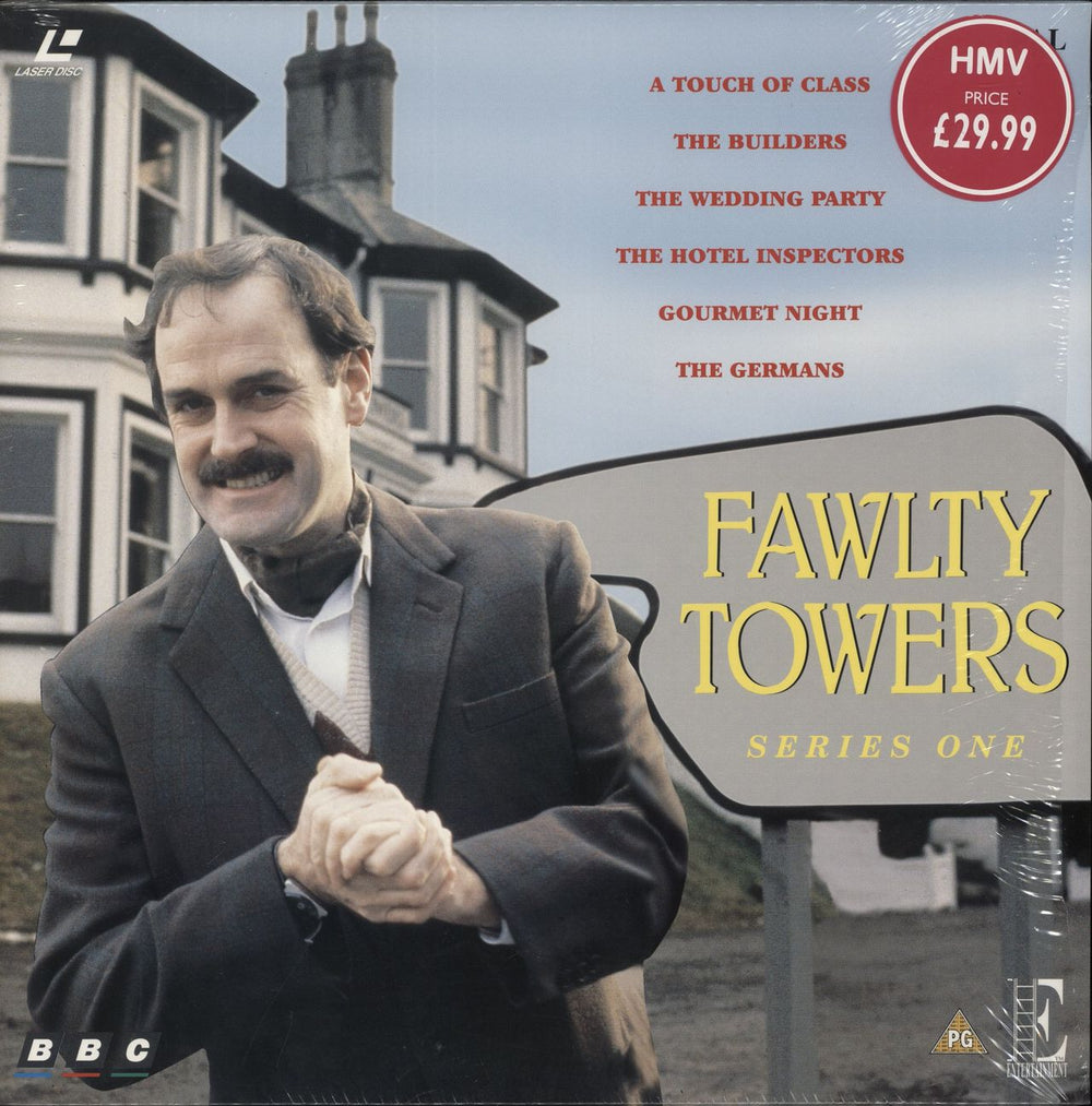 Fawlty Towers Fawlty Towers - Series One - Shrink UK laserdisc / lazerdisc EE1159