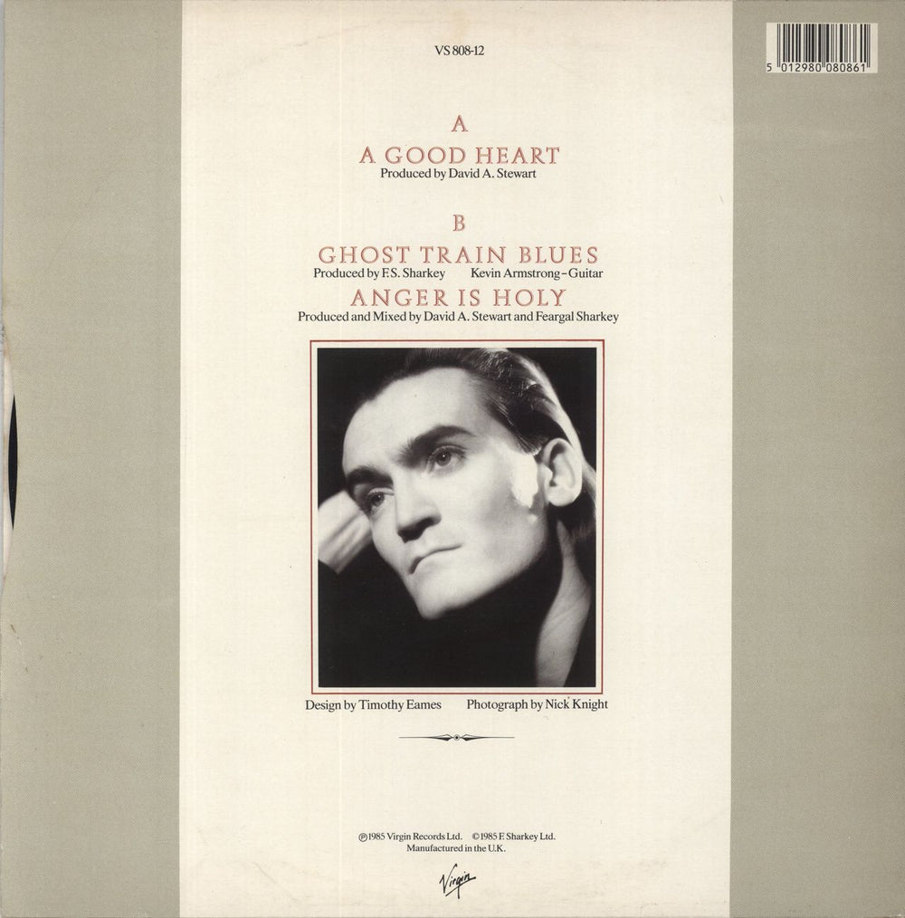 Feargal Sharkey A Good Heart UK 12" vinyl single (12 inch record / Maxi-single) 5012980080861