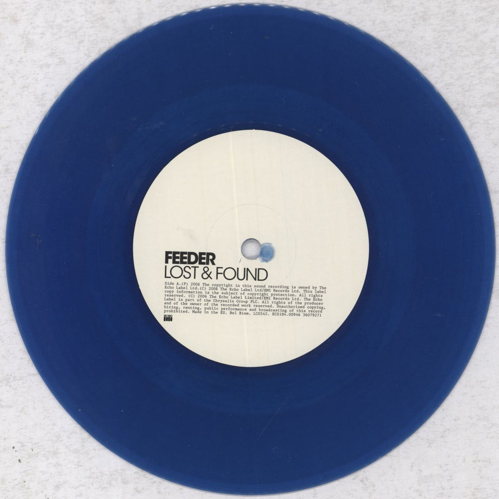 Feeder Lost And Found - Parts 1 & 2 - Autographed UK 7" vinyl single (7 inch record / 45) FEE07LO833068