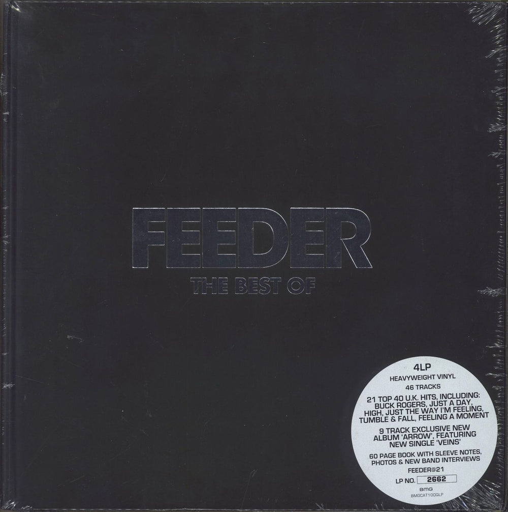 Feeder The Best Of UK 3-LP vinyl record set (Triple LP Album) BMGCAT100QLP