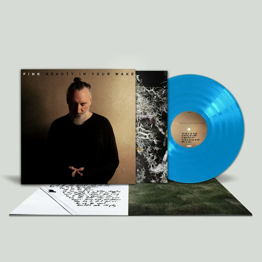 Fink Beauty In Your Wake - Cornish Blue Vinyl + 28-page Photo & Lyric Booklet - Sealed UK vinyl LP album (LP record) RCPD023X