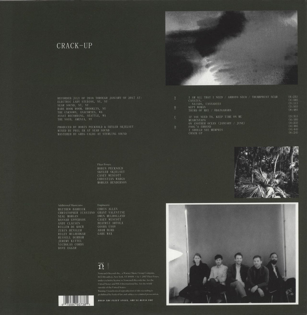 Fleet Foxes Crack-Up UK 2-LP vinyl record set (Double LP Album) 075597937381