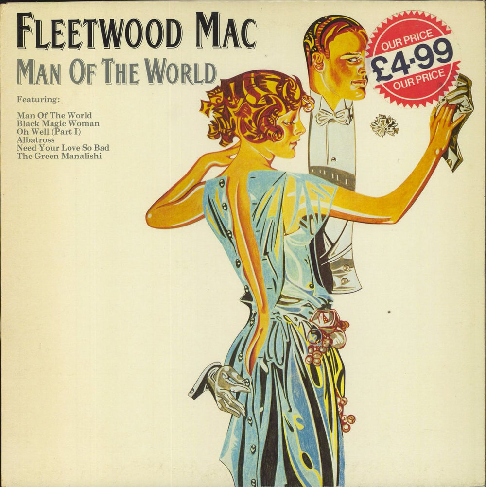 Fleetwood Mac Man Of The World UK vinyl LP album (LP record) 83110