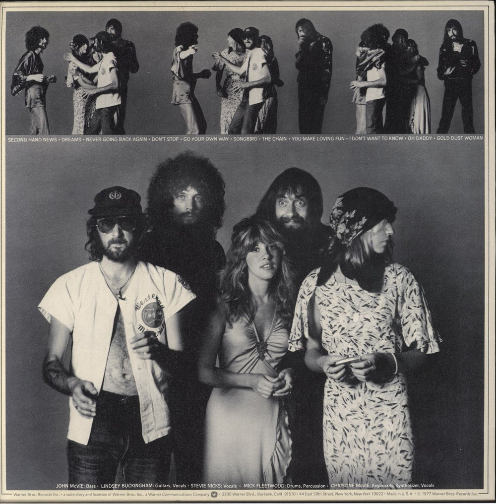Fleetwood Mac Rumours - 2nd + Insert UK vinyl LP album (LP record)