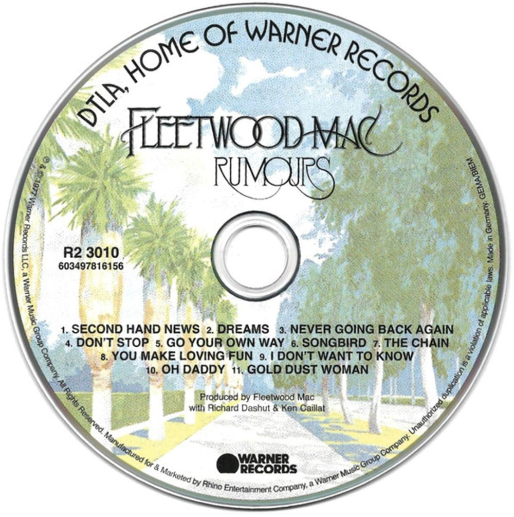 Fleetwood Mac Rumours - CD Edition + Gold Hype Sticker - Sealed UK CD album (CDLP) MACCDRU881017