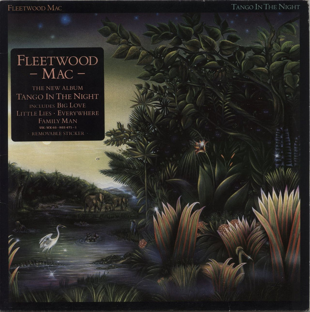 Fleetwood Mac Tango In The Night - Multi Song Stickered UK vinyl LP album (LP record) WX65