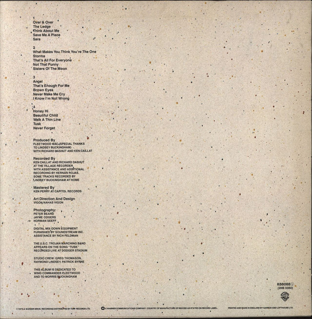 Fleetwood Mac Tusk - EX UK 2-LP vinyl record set (Double LP Album)