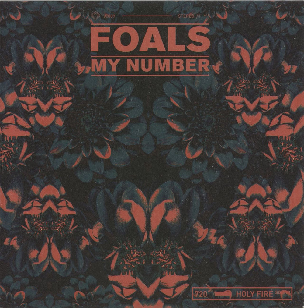 Foals My Number - RSD13 UK 7" vinyl single (7 inch record / 45) 825646470396