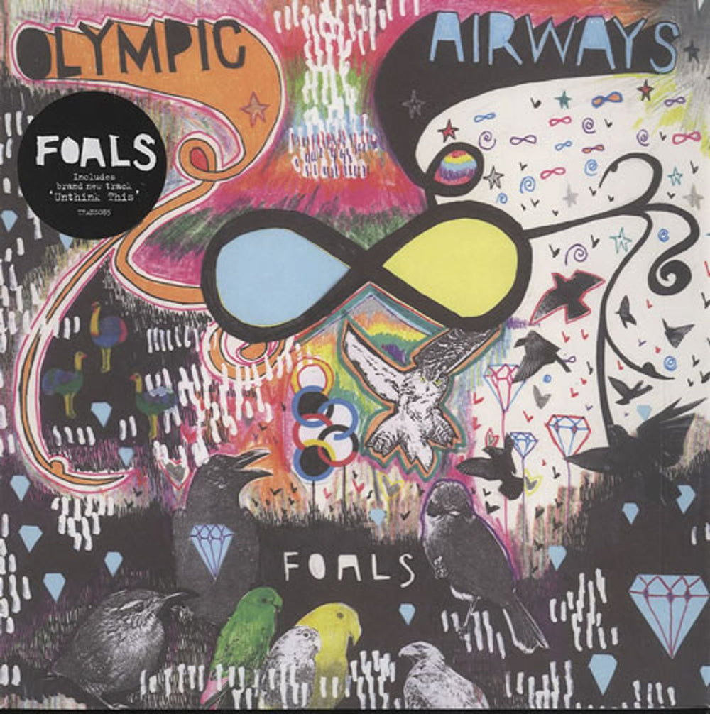 Foals Olympic Airways UK 7" vinyl single (7 inch record / 45) TRANS085