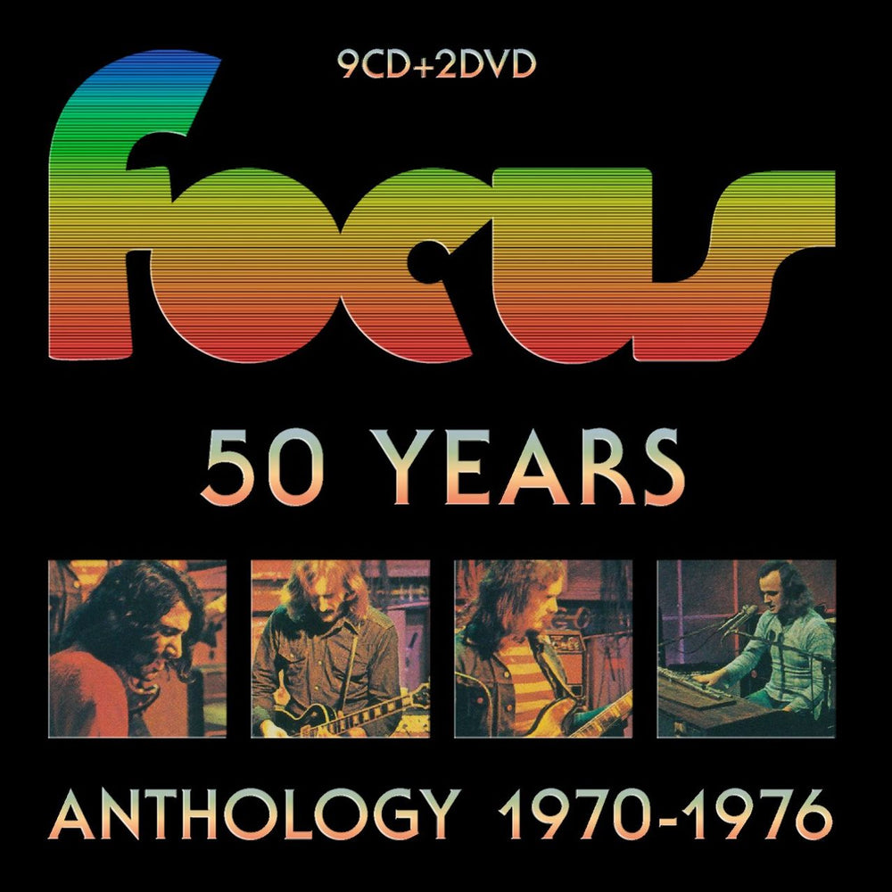 Focus 50 Years Anthology 1970-1976 [9CD/2DVD] - Sealed UK CD Album Box Set 8712944663174