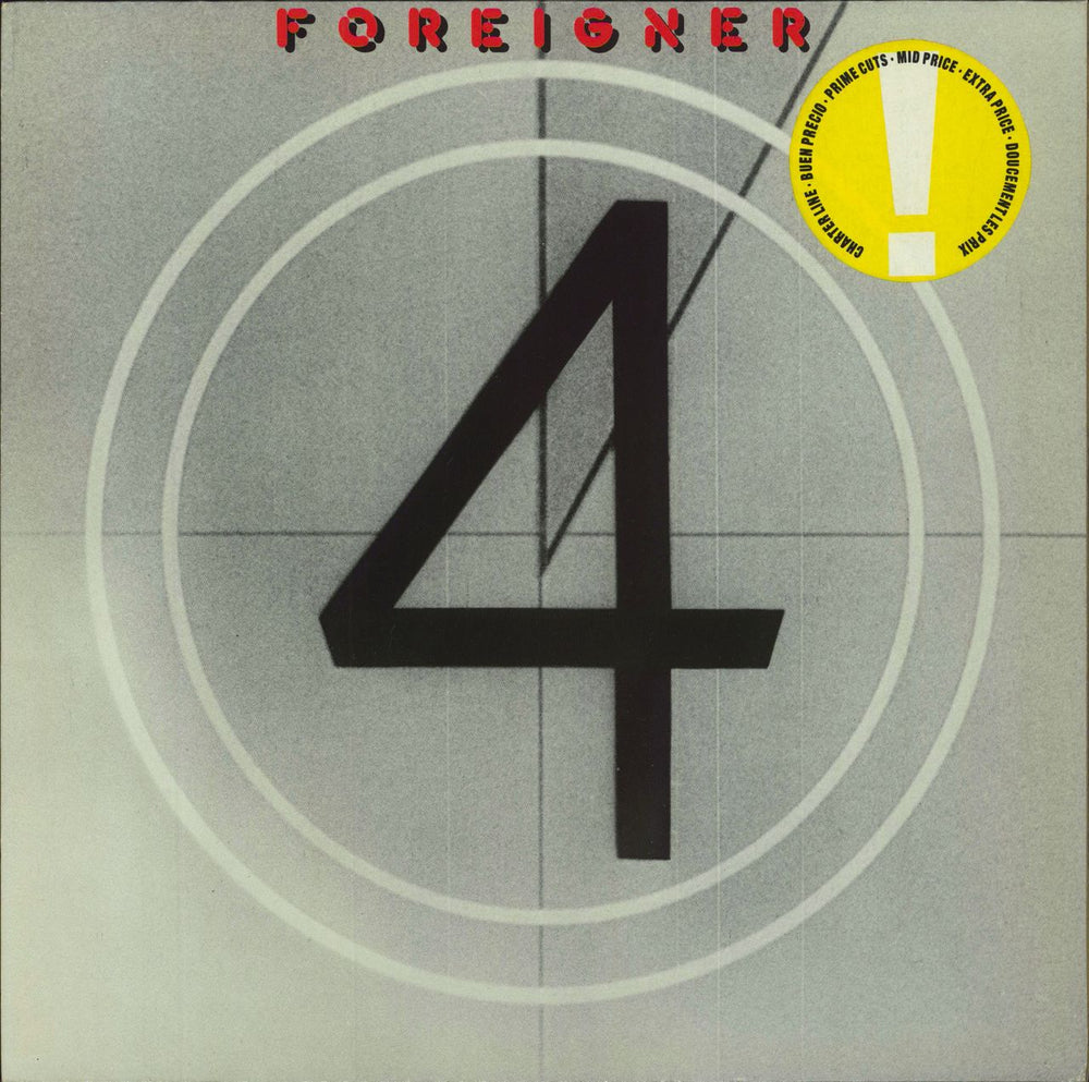 Foreigner 4 (Four) German vinyl LP album (LP record) ATL50796