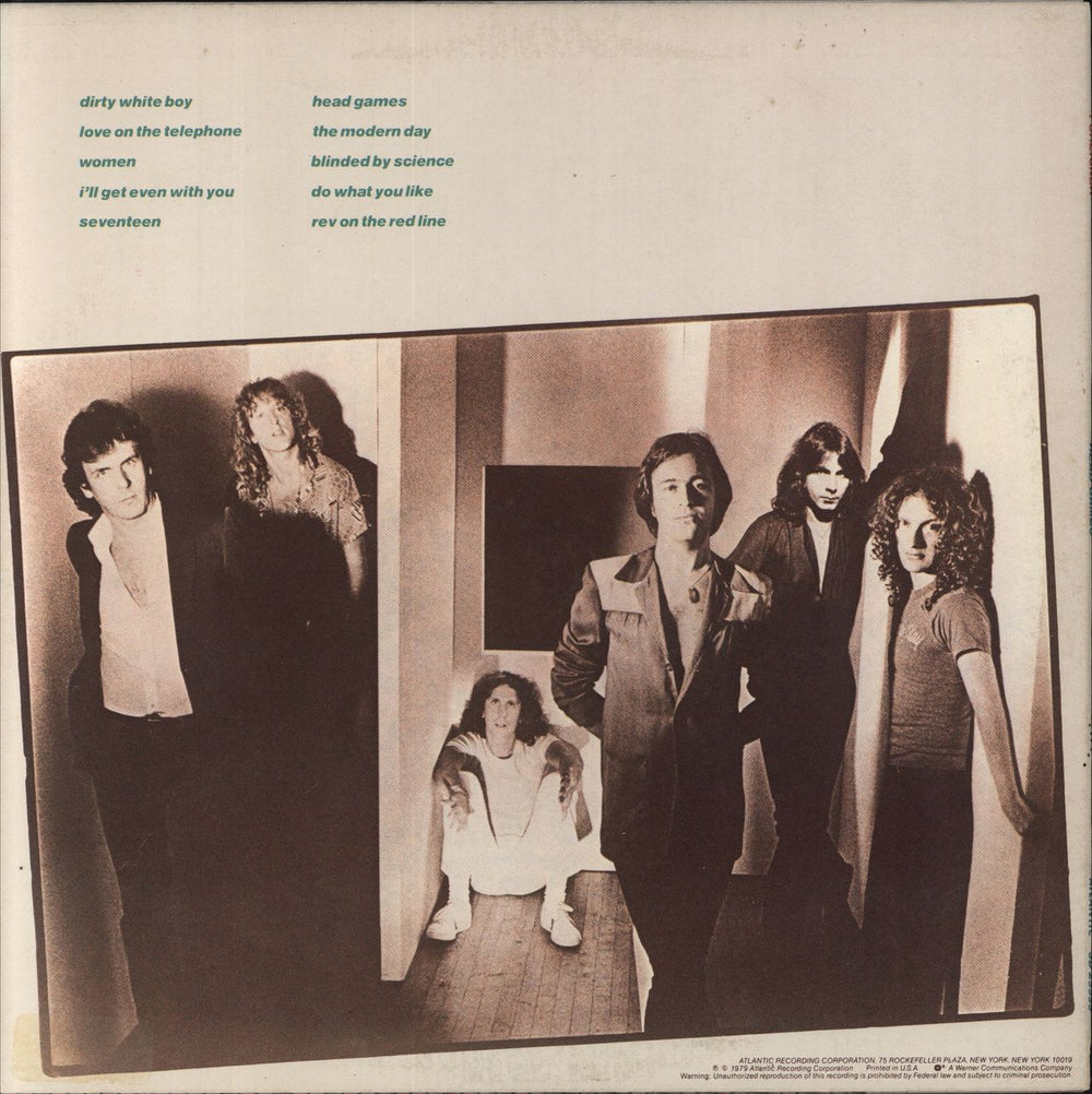 Foreigner Head Games US vinyl LP album (LP record)