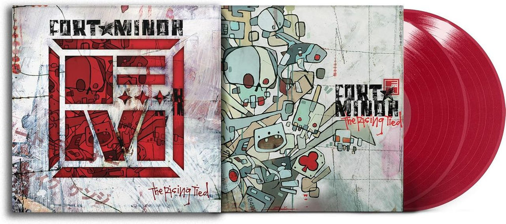 Fort Minor The Rising Tied - Red Vinyl - Sealed UK 2-LP vinyl record set (Double LP Album) 093624857136