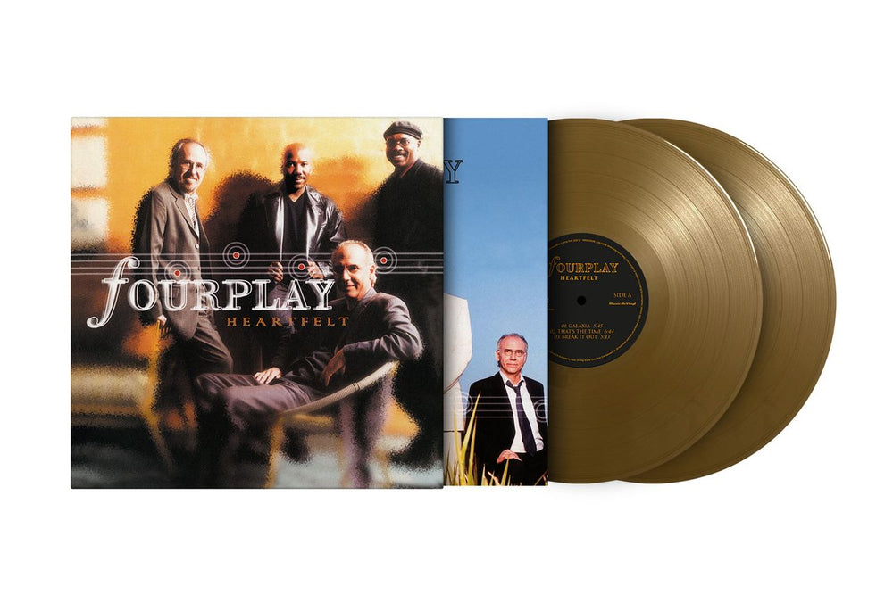 Fourplay Heartfelt - Gold Vinyl 180 Gram UK 2-LP vinyl record set (Double LP Album) 8719262036062