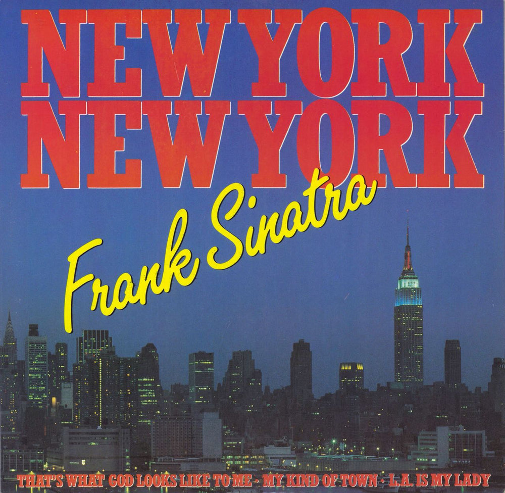 Frank Sinatra New York New York UK 12" vinyl single (12 inch record / Maxi-single) K14502T