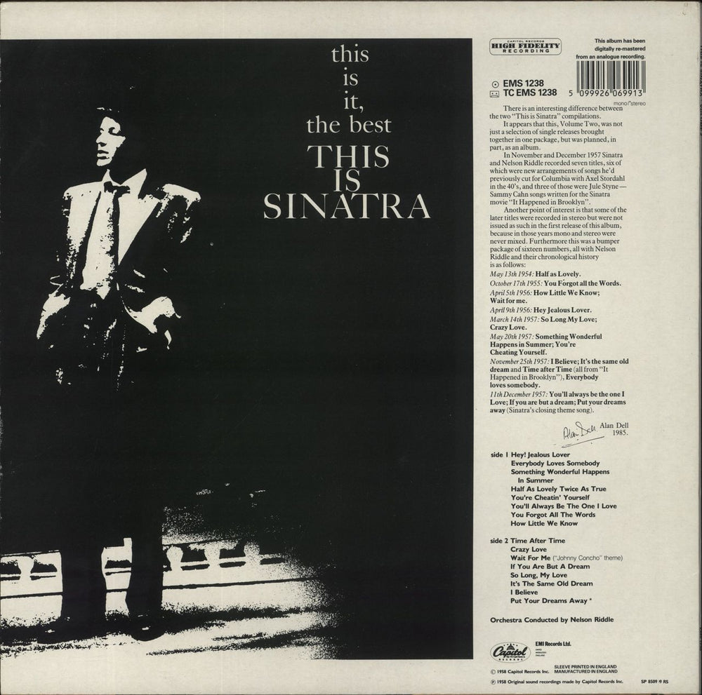 Frank Sinatra This Is Sinatra Volume Two UK vinyl LP album (LP record) 5099926069913