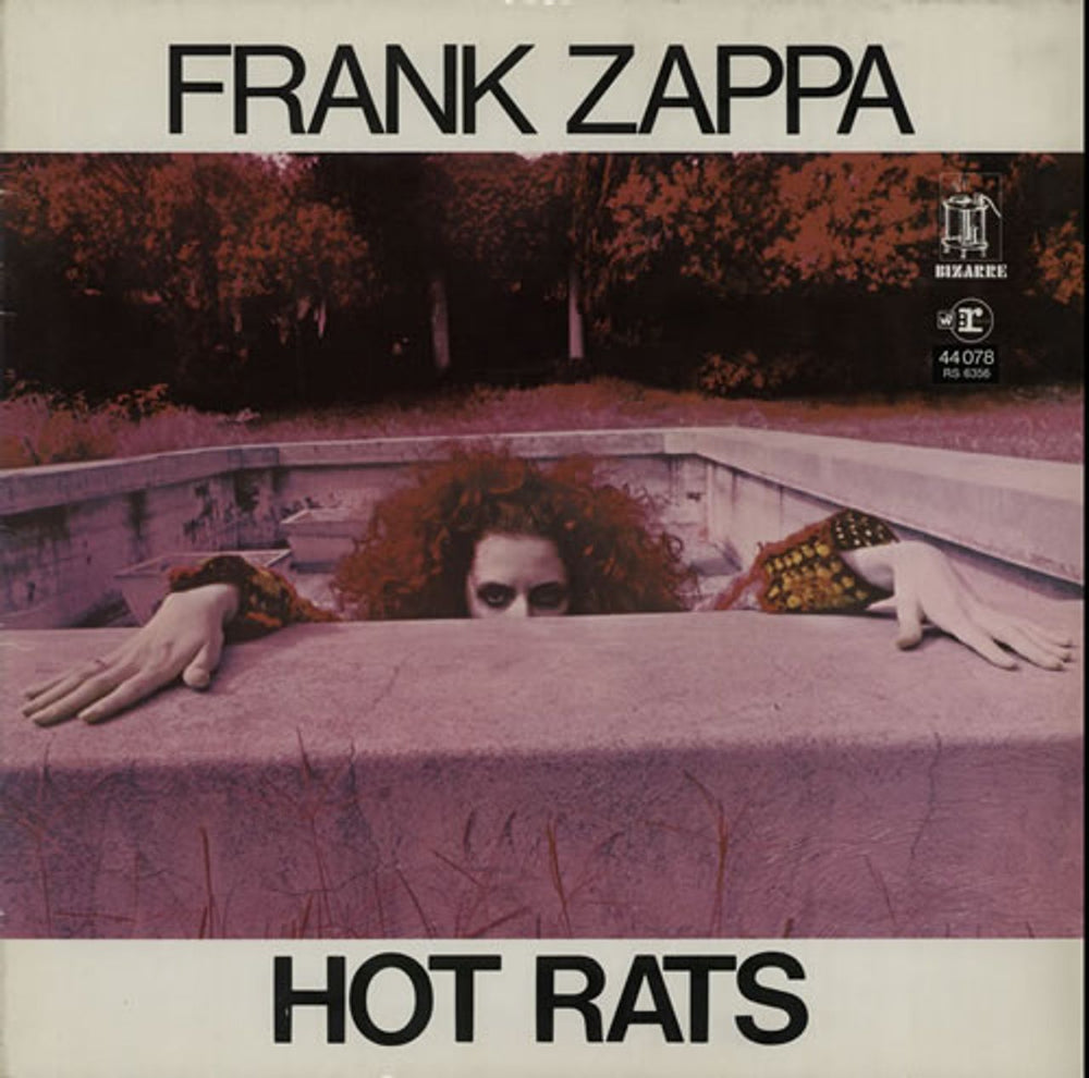 Frank Zappa Hot Rats German vinyl LP album (LP record) 44078