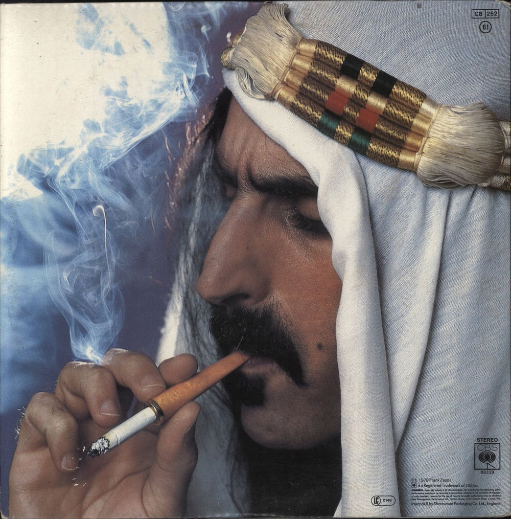 Frank Zappa Sheik Yerbouti - EX UK 2-LP vinyl record set (Double LP Album)