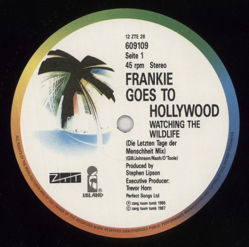 Frankie Goes To Hollywood Beobachtungen Im Wilden Leben UK 12" vinyl single (12 inch record / Maxi-single) FGT12BE10560