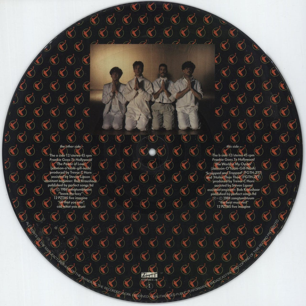 Frankie Goes To Hollywood The Power Of Love - Picture Disc Edition UK 12" vinyl picture disc (12 inch picture record)