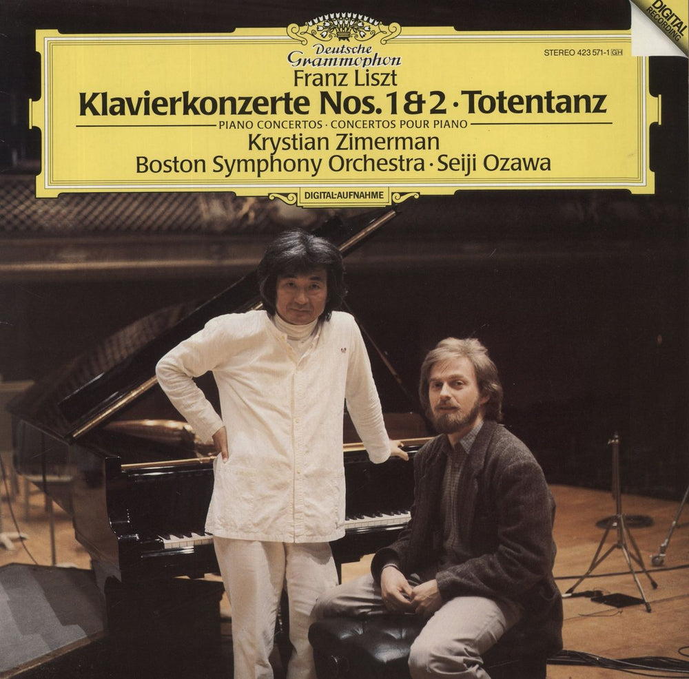 Franz Liszt Klavierkonzerte Nos 1 & 2 · Totentanz · Piano Concertos · Concertos Pour Piano German vinyl LP album (LP record) 423571-1