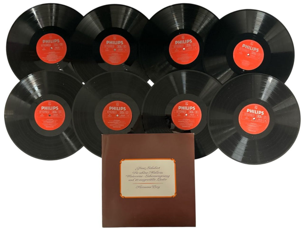 Franz Schubert Die Schone Mullerin - Winterreise and 49 Selected Songs German Vinyl Box Set FT2VXDI874979