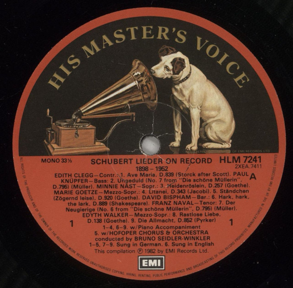 Franz Schubert Schubert Lieder on Record 1898-1952 UK Vinyl Box Set FT2VXSC880116