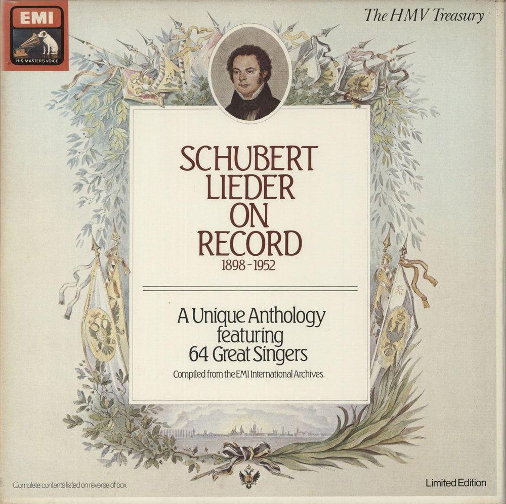 Franz Schubert Schubert Lieder on Record 1898-1952 UK Vinyl Box Set RLS766