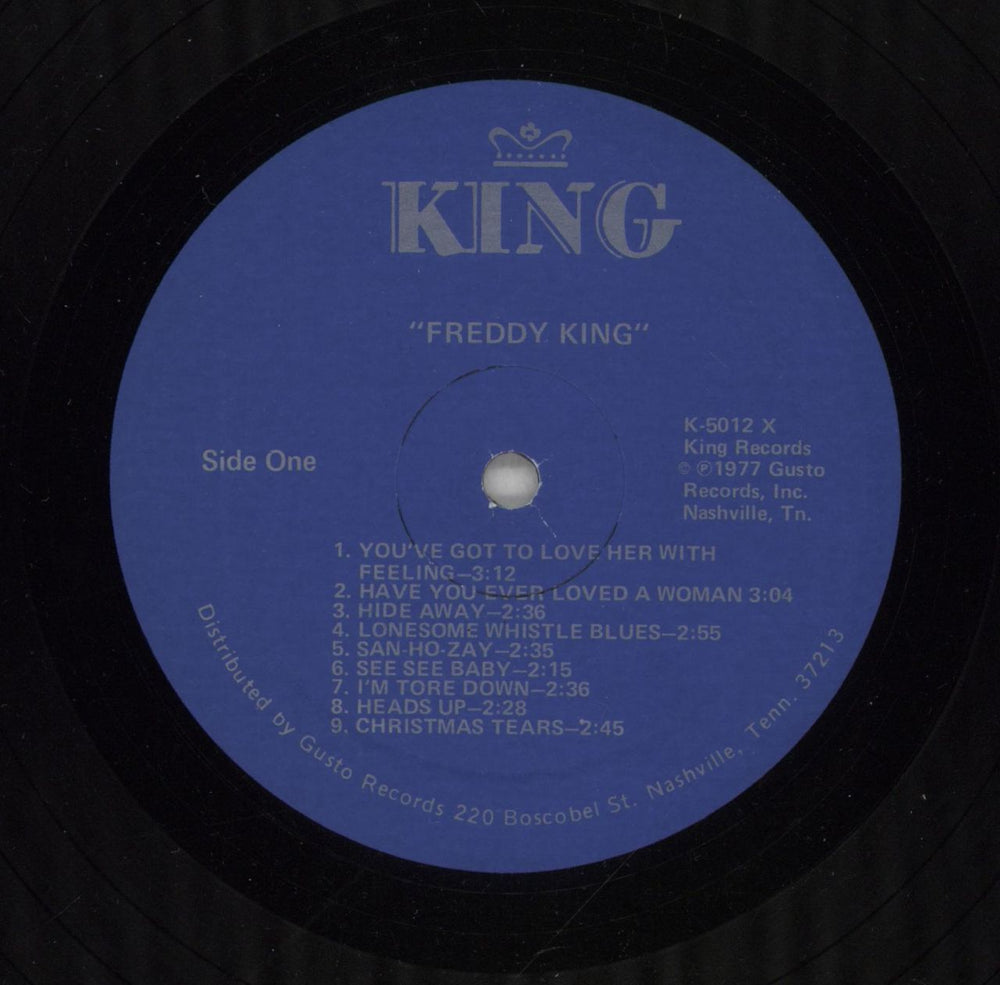 Freddie King Freddie King US vinyl LP album (LP record) FDKLPFR659949