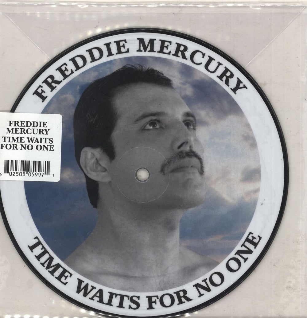 Freddie Mercury Time Waits For No One UK 7" vinyl picture disc (7 inch picture disc single) 00602508059971