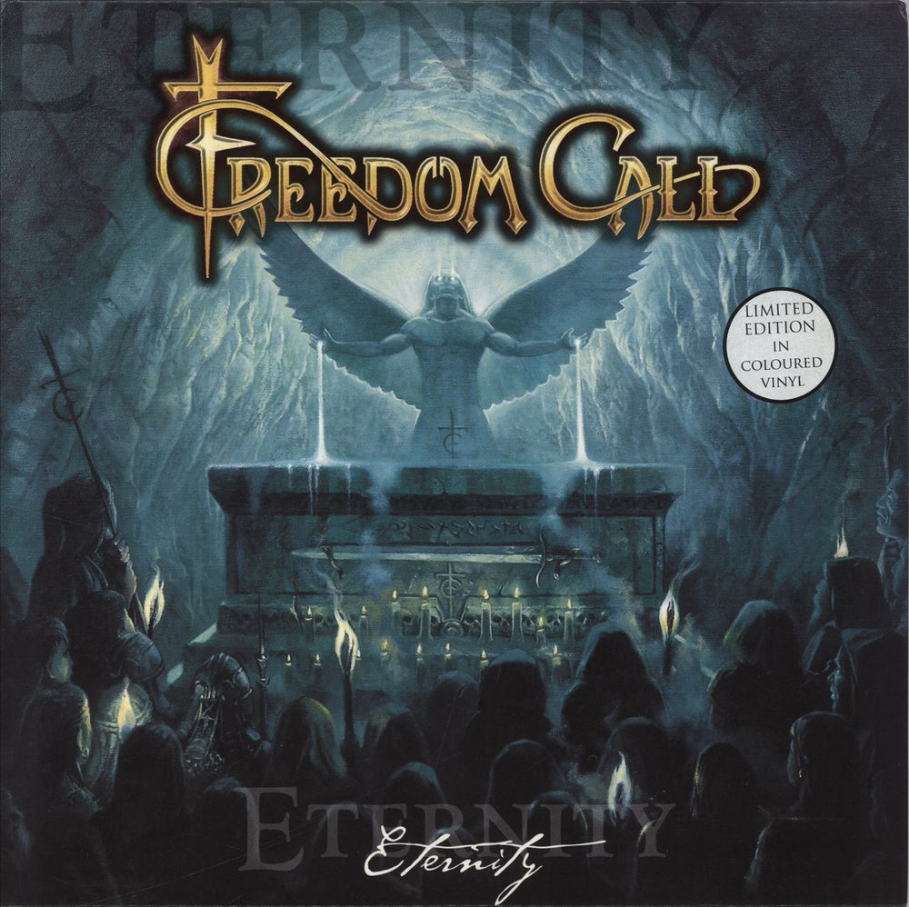 Freedom Call Eternity - Green Transparent Vinyl German 2-LP vinyl record set (Double LP Album) SPV729612LP