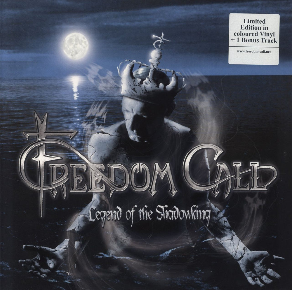 Freedom Call Legend Of The Shadowking - Dark Clear Blue Vinyl German 2-LP vinyl record set (Double LP Album) SPV3081812LP