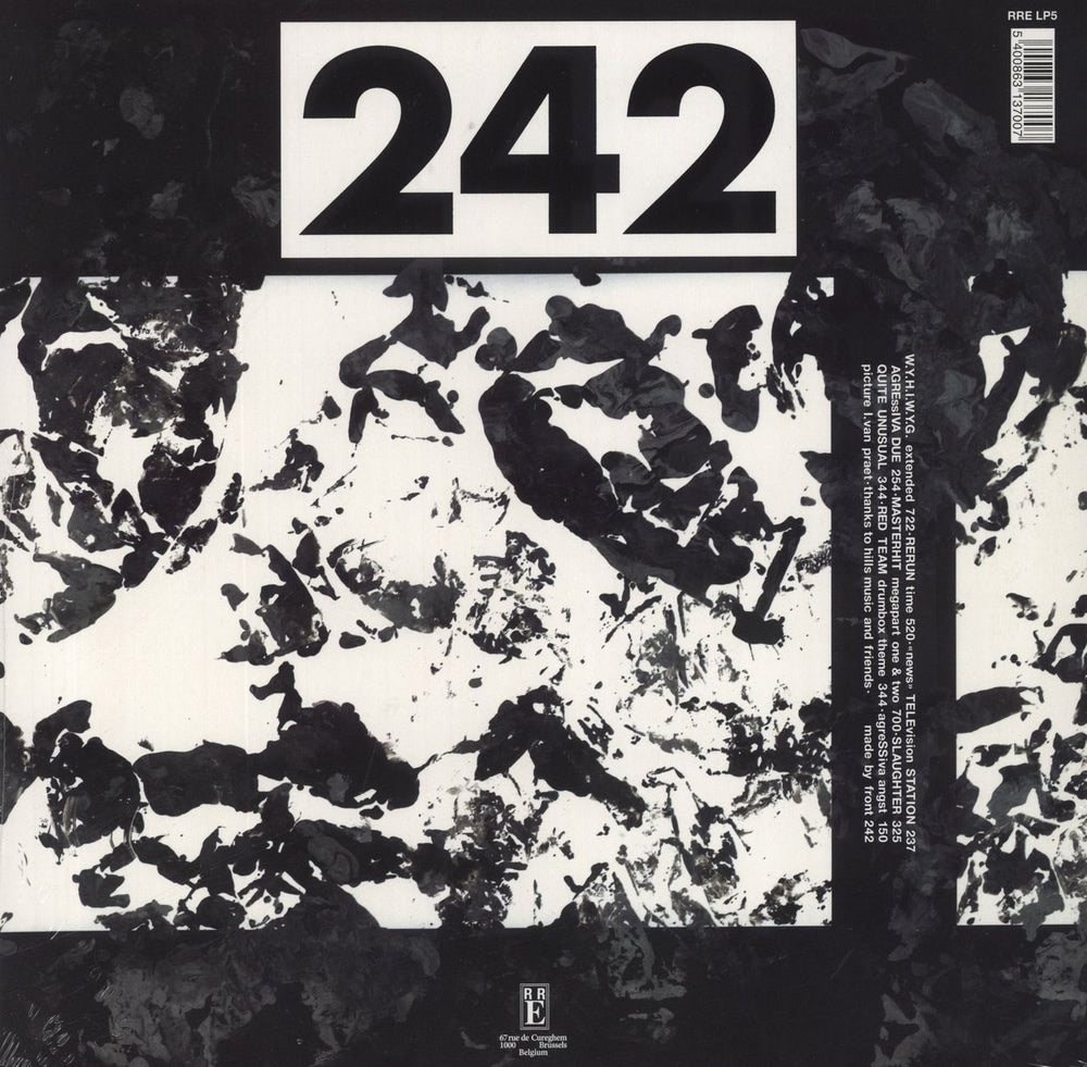 Front 242 Official Version - Sealed Belgian vinyl LP album (LP record) 5400863137007