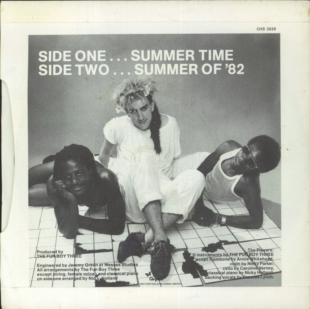 Fun Boy Three Summertime UK 7" vinyl single (7 inch record / 45)