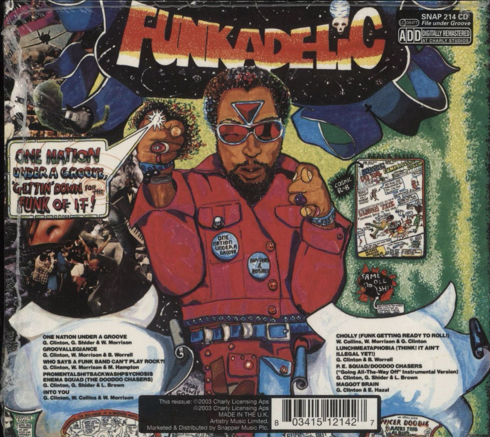 Funkadelic One Nation Under A Groove - Sealed UK CD album (CDLP)