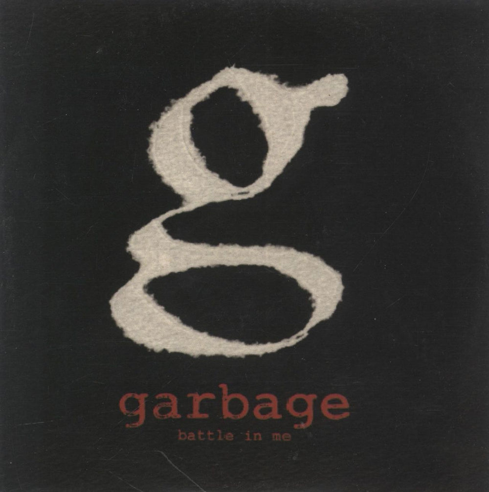 Garbage Battle In Me UK Promo CD-R acetate CD-R
