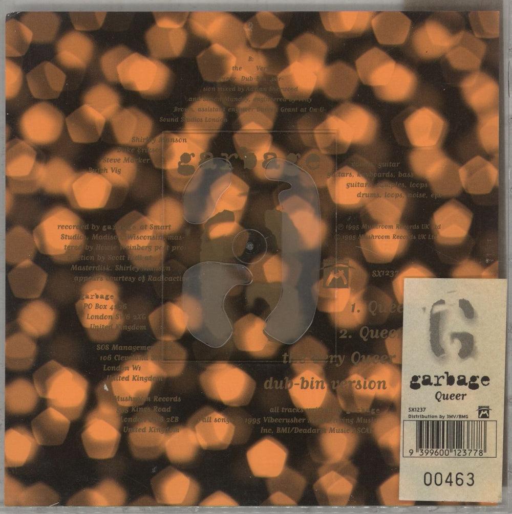 Garbage Queer + Plastic Case UK 7" vinyl single (7 inch record / 45) 9399600123778
