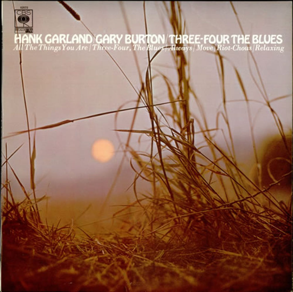 Gary Burton Three-Four The Blues - EX UK vinyl LP album (LP record) 52573