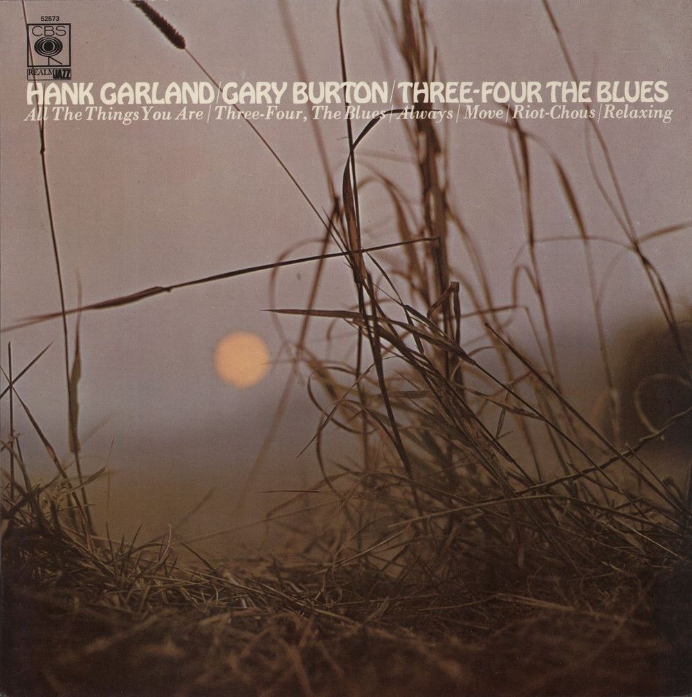 Gary Burton Three-Four The Blues UK vinyl LP album (LP record) 52573