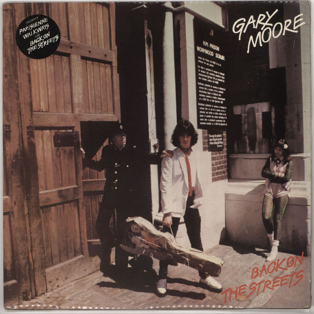 Gary Moore Back On The Streets - 1st + inner UK vinyl LP album (LP record) MCF2853