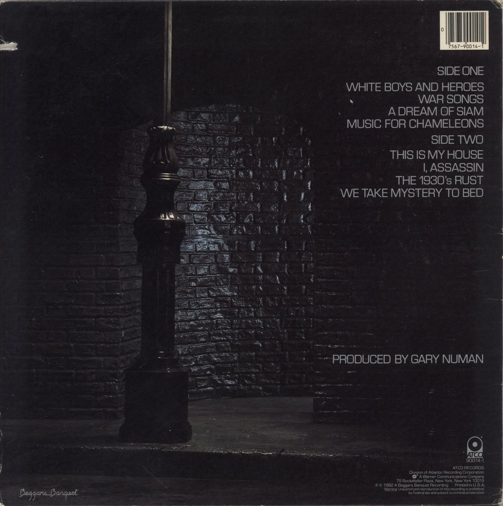 Gary Numan I Assassin US vinyl LP album (LP record)