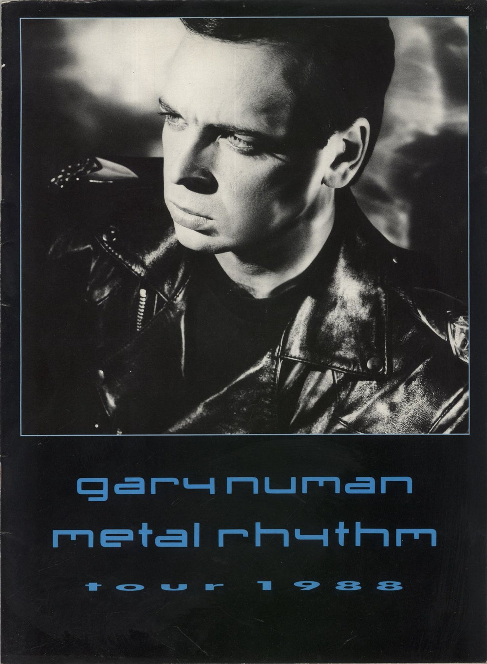 Gary Numan Metal Rhythm 1988 UK tour programme