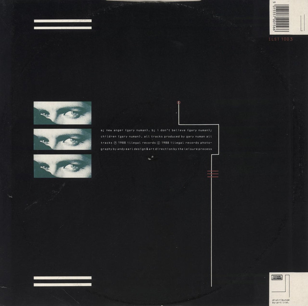 Gary Numan New Anger UK 12" vinyl single (12 inch record / Maxi-single) 5015557001566