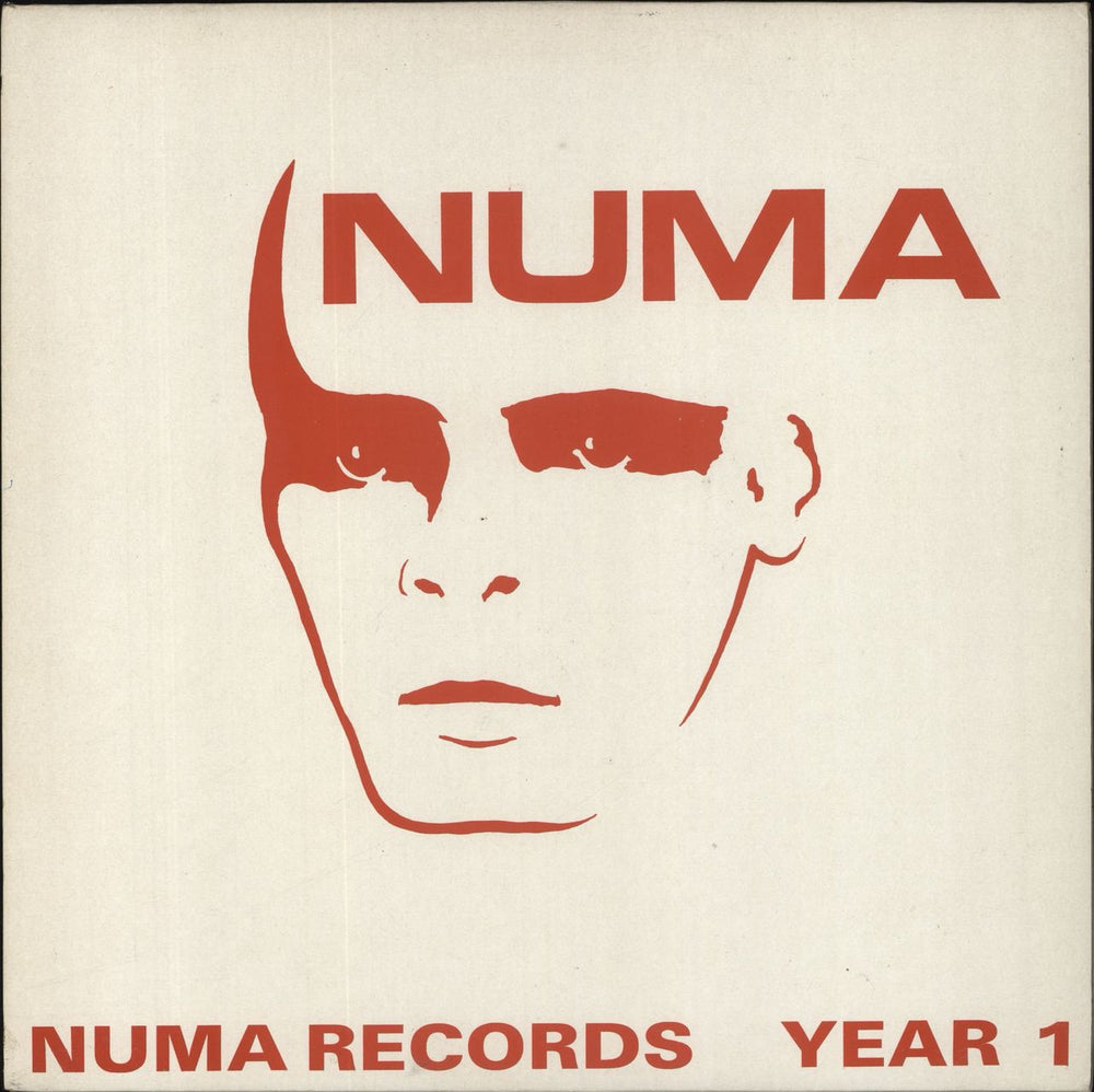 Gary Numan Numa Records Year 1 UK vinyl LP album (LP record) NUMA1004