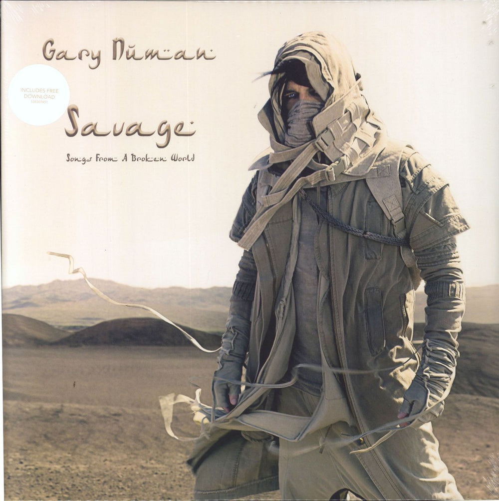 Gary Numan Savage (Songs from a Broken World) - Sealed UK 2-LP vinyl record set (Double LP Album) 538307451